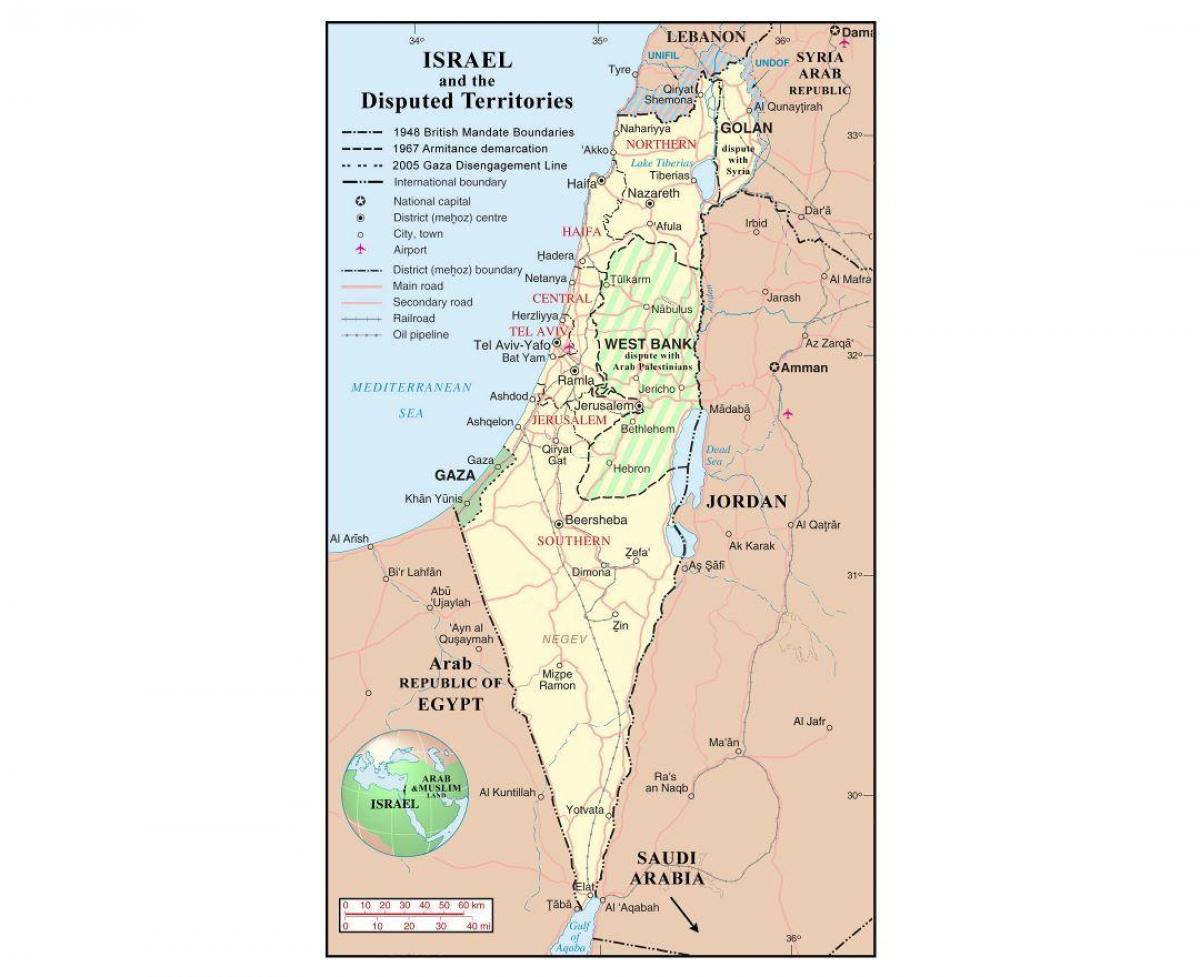 žemėlapis izraelio oro uostuose