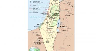 Žemėlapis izraelio oro uostuose