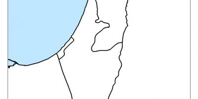 Žemėlapis izraelio tuščias